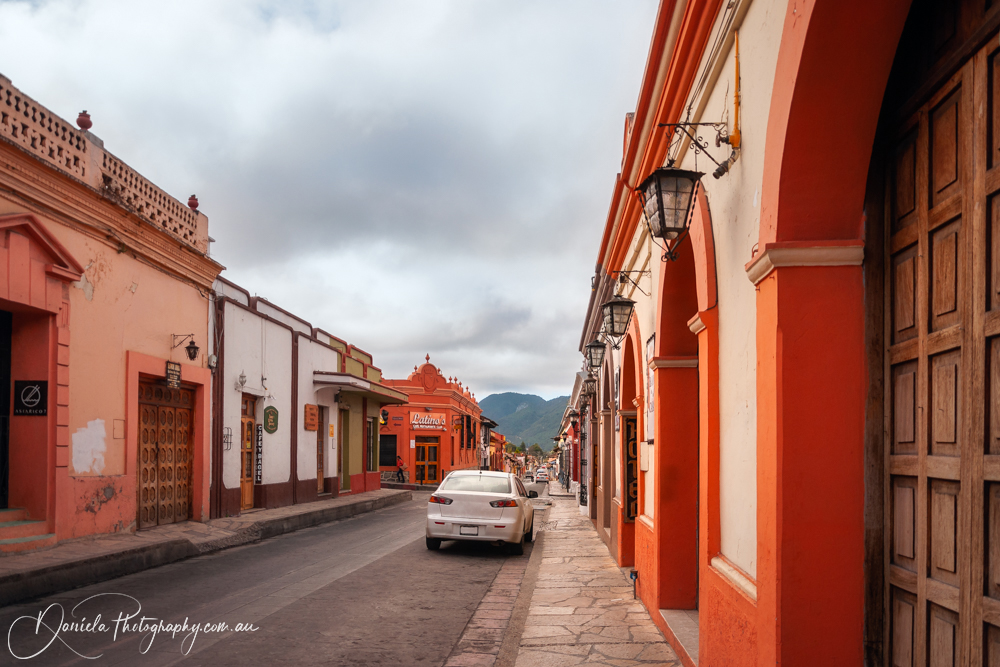 San Cristobal de la Casas Colorful pedestrian street Colonial Architecture (2)